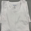 BLUE ICE PLAIN SHORT SLEEVES T-SHIRT - SIZE: MEN 2XL - WHITE - Brand New