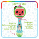 CCM-MUSICBBLWAND COCOMELON LIGHT SOUND BUBBLE WAND BUBBLE SOLUTION - COCOMELON - Like New