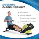 STAMINA ATS AIR ROWER ROWING MACHINE LCD MONITOR DYNAMIC - GREEN/BLACK - Like New