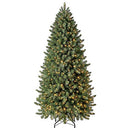 EVERGREEN CLASSICS 6.5 FT PRE-LIT VERMONT SPRUCE CHRISTMAS TREE - GREEN - Like New