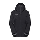 1010-31500 MAMMUT LINARD LIGHT HARDSHELL HOODED JACKET WOMEN M - BLACK - Brand New