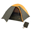 KELTY GRAND MESA 4 PERSON TENT + TENT FOOTPRINT BUNDLE - ORANGE/GRAY - Like New