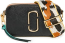 Marc Jacobs Women's The Snapshot Crossbody Bag - Black/Honey Ginger Multi - Brand New
