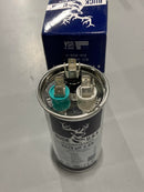 BUCK TAPE AS TOUGH AS A BUCK 35+5UF 35/5 MFD ±6% DUAL RUN ROUND START CAPACITOR - Like New