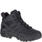 J15853W MERRELL MEN'S MOAB 2 MID TACTICAL BOOTS BLACK SIZE 10 - Like New