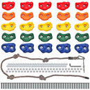 Jungle Gym Kingdom Rock Climbing Holds for Kids Climbing Kit - Scratch & Dent