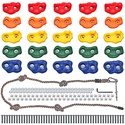 Jungle Gym Kingdom Rock Climbing Holds for Kids Climbing Kit - Scratch & Dent