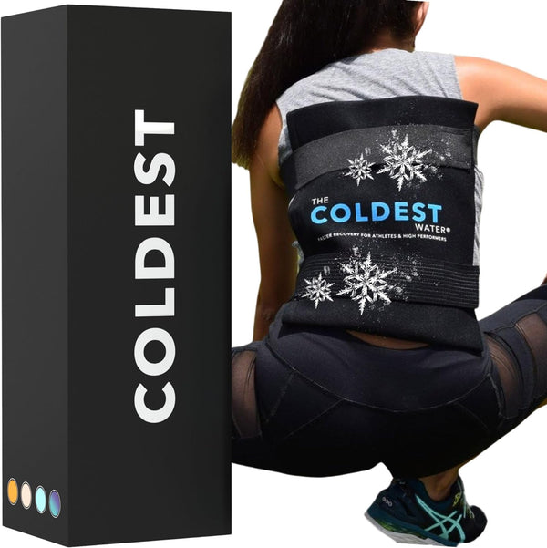 The Coldest Water - Ice Pack for Back Pain Relief, Multipurpose Ice Pack - Black Like New