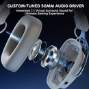 RK ROYAL KLUDGE HG103 WIRELESS GAMING HEADSET - WHITE - Like New