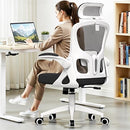 FINATI ERGONOMIC OFFICE CHAIR MESH DESK ADJUSTABLE HEADREST LUMBAR - BLACK - Like New