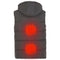 HELIOS PAFFUTO HEATED VEST – UNISEX - SIZE: MEN L - GRAY - Like New