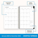 Blue Sky 2026 Weekly and Monthly Planner Calendar, January 2026 - December 2026 - Brand New