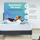 MARTEX BRRR COOLING MATTRESS PAD PLUSH QUILTED DOWN-ALT KING 78x80 - WHITE - Like New