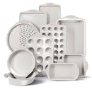 COUNTRY KITCHEN NONSTICK STACKABLE BAKEWARE SET, 10 PCS - CREAM - Like New