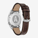 CITIZEN AVATAR MENS BROWN LEATHER STRAP WATCH AW2060-02W - BROWN - Like New