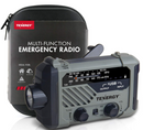 Tenergy Multifunctional Hand Crank Weather Radio Black/Grey T101 - Like New