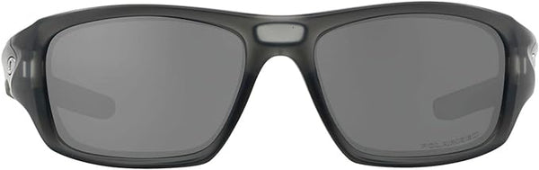 Oakley OO9236 Valve Rectangular Sunglasses Polarized Matte Grey/Black Iridium - Like New
