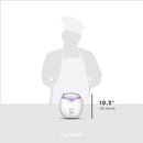 0671V CUCKOO BASIC RICE COOKER CR-0671V, (White/Purple) - Like New