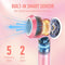 USKOWO HAIR DRYER 1800W FAST DRYING BLOW DRYER 160,000 RPM MOTOR - CANDY PINK - Like New