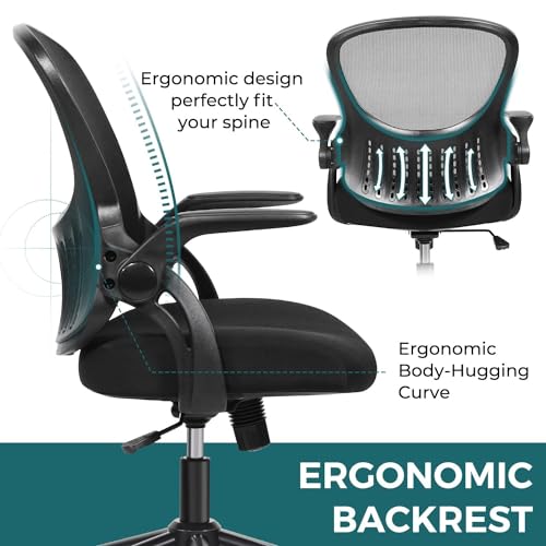 SMUG OFFICE COMPUTER GAMING DESK CHAIR ERGONOMIC MID-BACK MESH ROLLING - BLACK - Like New