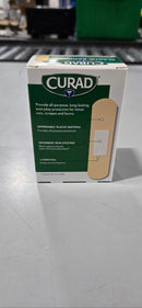 CURAD PLASTIC BANDAGE, ALL PURPOSE PROTECTION, 4-SIDED SEAL, 60 BANDAGES - Brand New