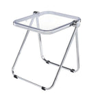 LeisureMod Lawrence Mid-Century Modern Rectangular Folding Side Table - Like New