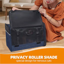 PAPZER CAT CARRIER FOR TRAVEL SOFT-SIDED TOP LOADING PRIVACY CURTAIN 20LBS NAVY - Like New