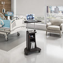 TECHNI MOBILI SIT-TO-STAND ROLLING ADJUSTABLE HEIGHT LAPTOP CART RTA-B002-BLACK - Like New