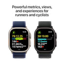APPLE WATCH ULTRA 2 GPS CELLULAR 49MM BLACK TITANIUM CASE BLACK TRAIL ML - Like New