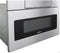 Sharp - 24" 1.2 Cu. Ft. Built-in Microwave Drawer SMD2470ASYE - - Scratch & Dent