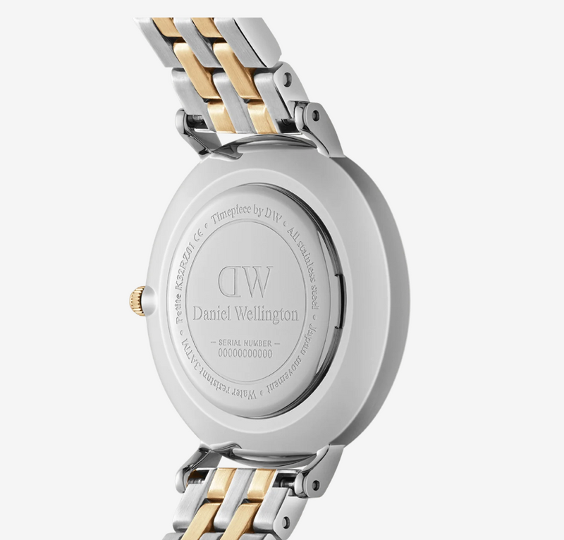 DANIEL WELLINGTON PETITE LUMINE 5-LINK TWO-TONE - SILVER/GOLD - Like New