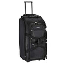 TRAVELERS CLUB XPEDITION 30 INCH ROLLING DUFFEL BAG - BLACK - Brand New