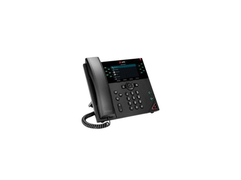 HP Poly VVX 450 12-Line IP Desk Phone with Power Supply  89B76AA