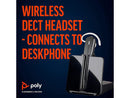 Poly - CS540 Wireless DECT Headset (Plantronics) - Single Ear (Mono) Convertible
