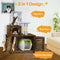 EASYCOM LITTER BOX ENCLOSURE HIDDEN CAT TREE TOWER FURNITURE INDOOR RUSTIC BROWN - Like New