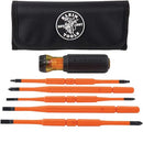 KLEIN TOOLS INSULATED SCREWDRIVER 8-IN-1 SCREWDRIVER 32288 - ORANGE - Like New