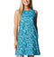 COLUMBIA WOMEN'S FREEZER TANK DRESS, CANYON BLUE WINDING WATERS, SMALL - Like New