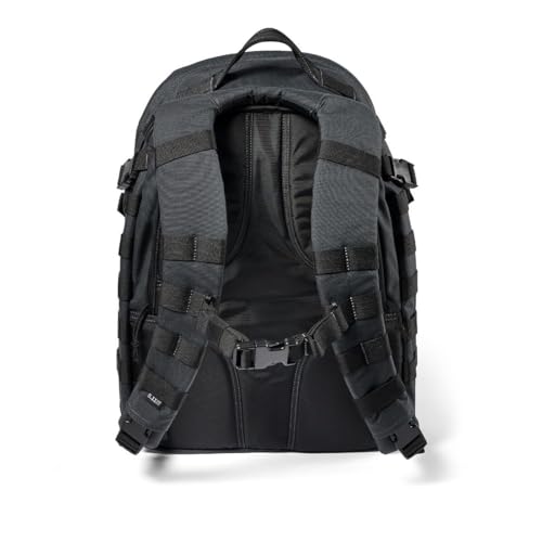 5.11 TACTICAL BACKPACK RUSH 24 2.0 MILITARY,56563ABR/56564ABR-DOUBLE TAP - BLACK - Like New