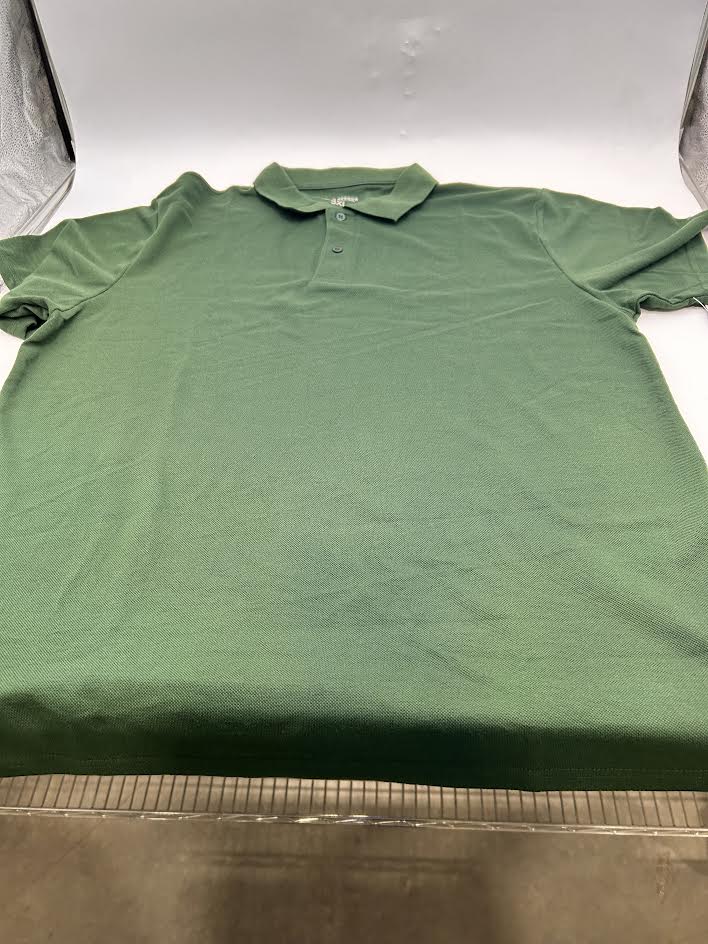 POLO AVENUE MEN'S CLASSIC POLO GOLF SHIRT - SIZE: MEN 3XL - HUNTER - Brand New