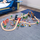 KidKraft Wooden Rural Farm Train Set 75 Pieces Children's Toy Vehicle Playset - Like New