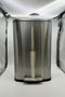 iTouchless SoftStep 13.2 Gallon Trash Can Odor Filter System PC13RSS - SILVER Like New