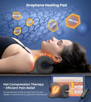 GADOLE 8X Pain Relief Magnetic Therapy Heated Neck Stretcher 3X Larger - GREY - Like New