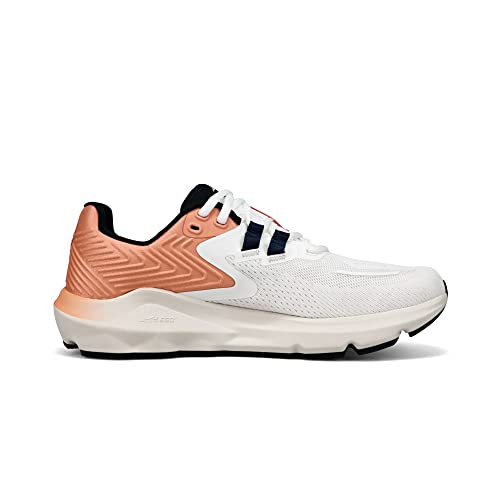 AL0A7R7O110 ALTRA PROVISION 7 RUNNING SHOE - WHITE/PEACH - SIZE 6.5 FEM Like New