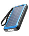 ANKER POWERCORE SOLAR 20000 18W USB-C POWER BANK 20,000 MAH - BLACK/BLUE - Like New