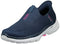 Skechers women's Hands Free Slip-ins Go Walk 6-Fabulous View Sneakers NAVY WIDE - Brand New