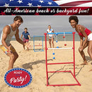Franklin Sports Ladder Ball Set 2 Ladder Ball Targets 6 Bolas 52018X - Like New