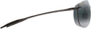 MAUI JIM SUGAR BEACH POLARIZED SUNGLASSES MJ-421 - GLOSS BLACK/NEUTRAL GREY LENS - Like New