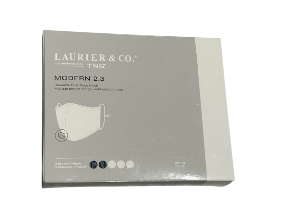 Laurier Reusable Face Mask Adjustable 3-Layer New