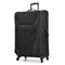 U.S. Traveler Aviron Bay Expandable Softside Luggage Spinner Wheels, Black - Brand New