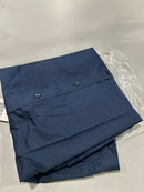 JAMES TAYLOR SHORT SLEEVE DRESS BUTTON DOWN SHIRT - SIZE: MEN XL - NAVY - Like New